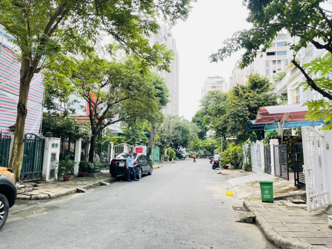 Cho Thuê Biệt Thự liên kế vườn mỹ giang dt 126m nhà đẹp có sân vườn,compound an ninh 24/24 giá 35tr liên hệ hotline xem nhà