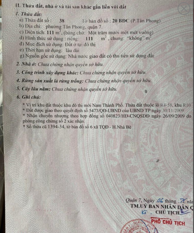 Cần bán gấp lô đất giá rẻ nhất thị trường khu hưng phước 1 Giá 21.5 tỷ còn TL.Liên hệ Xem đất hotline