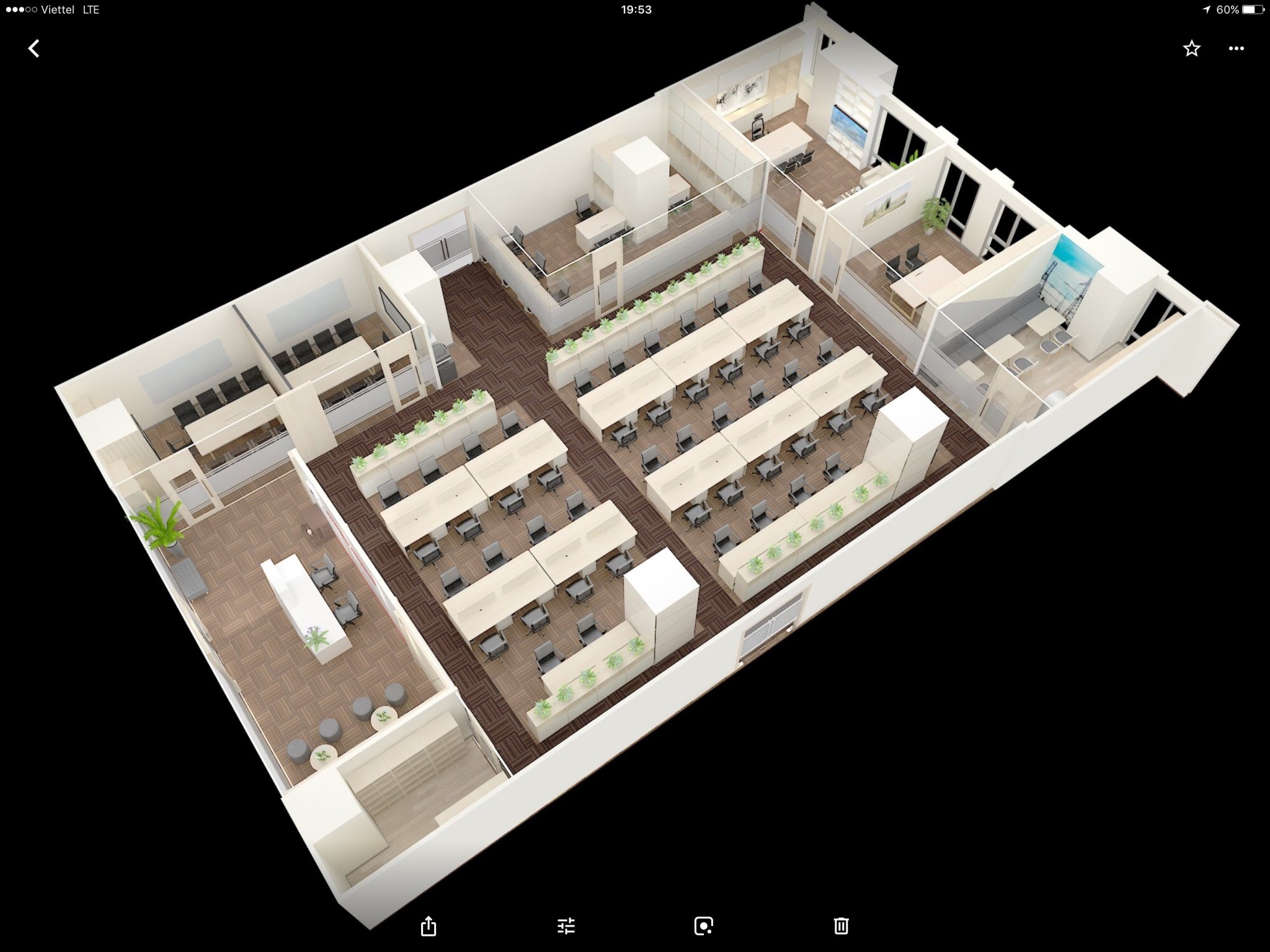 Cho thuê 2 sàn văn phòng tại Golden King, đường Nguyễn Lương Bằng, PMH, Q.7, DT 330m2/1 sàn, giá: 75tr/1 sàn 330m2. LH: hotline - 4397