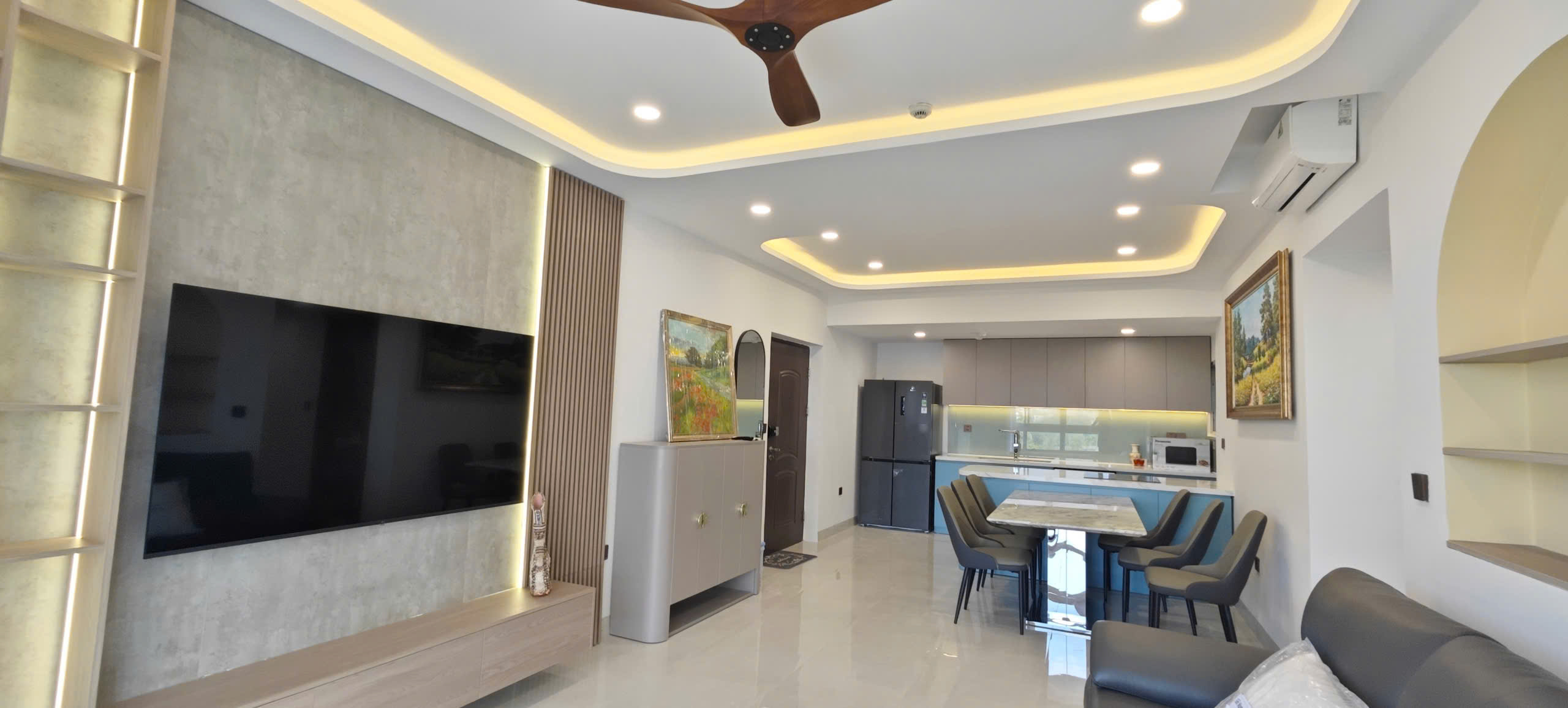 Cho thuê căn hộ 3PN Happy Valley, nhà mới 100%, Giá 33 Triệu TL. Liên hệ: hotline (Thảo Nguyên)