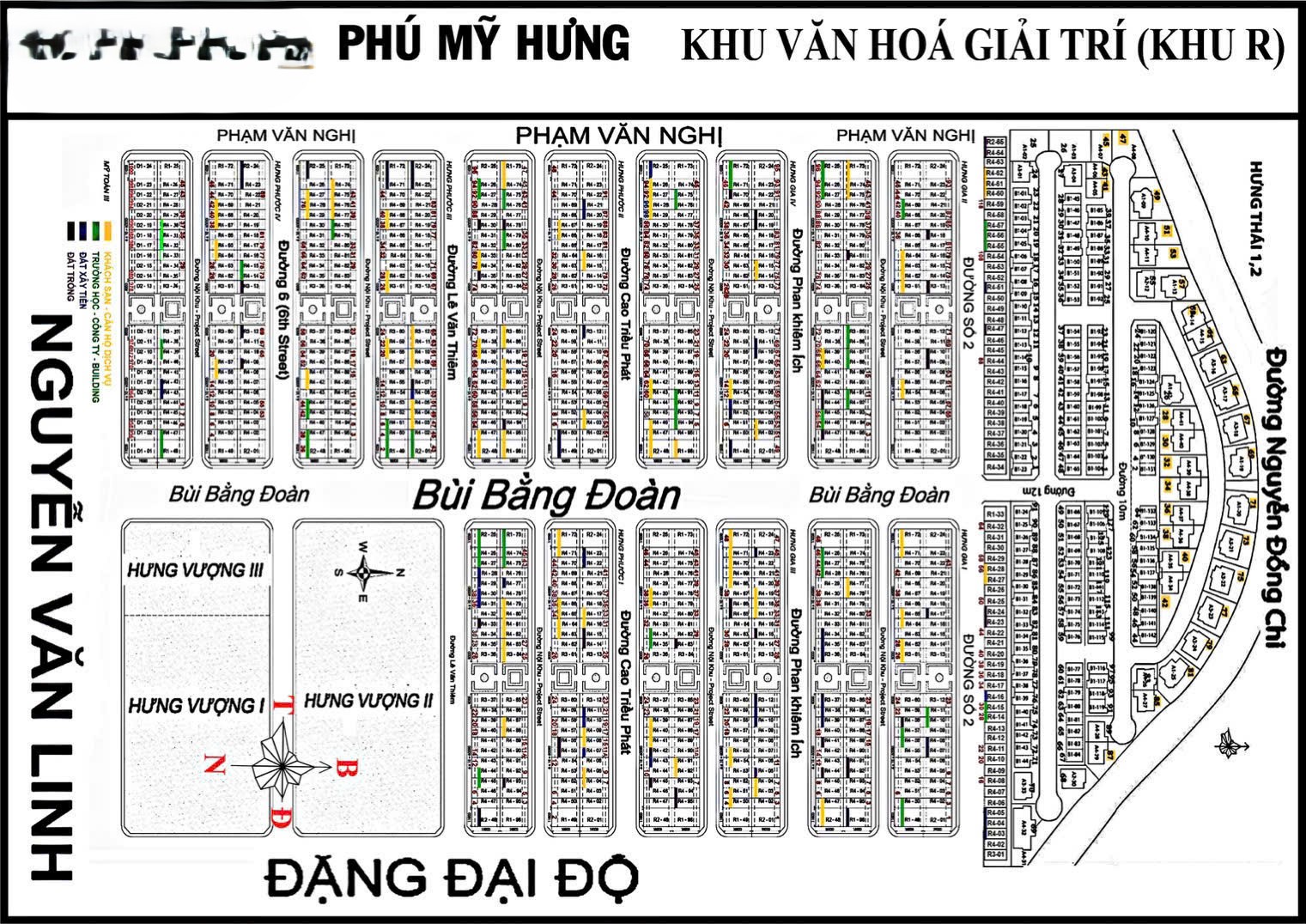 Sơ Đồ Mới Nhất Khu Hưng Gia Hưng Phước - 9700
