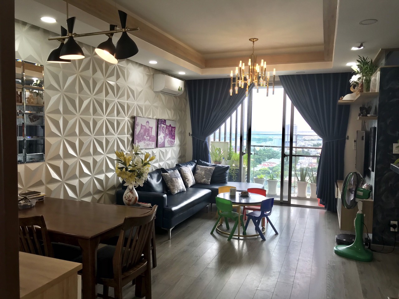 Cho thuê Hưng Phúc Phú Mỹ Hưng 78m2 giá chỉ có 16,5triệu/tháng full nội thất đẹp. LH: hotline Mỹ